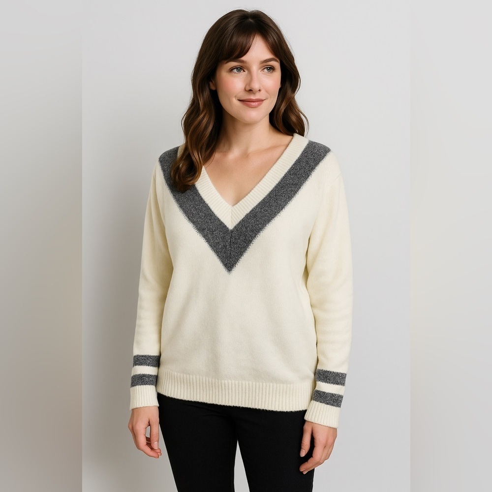 THE Way Knit Oversized Ribbed Sweater One size